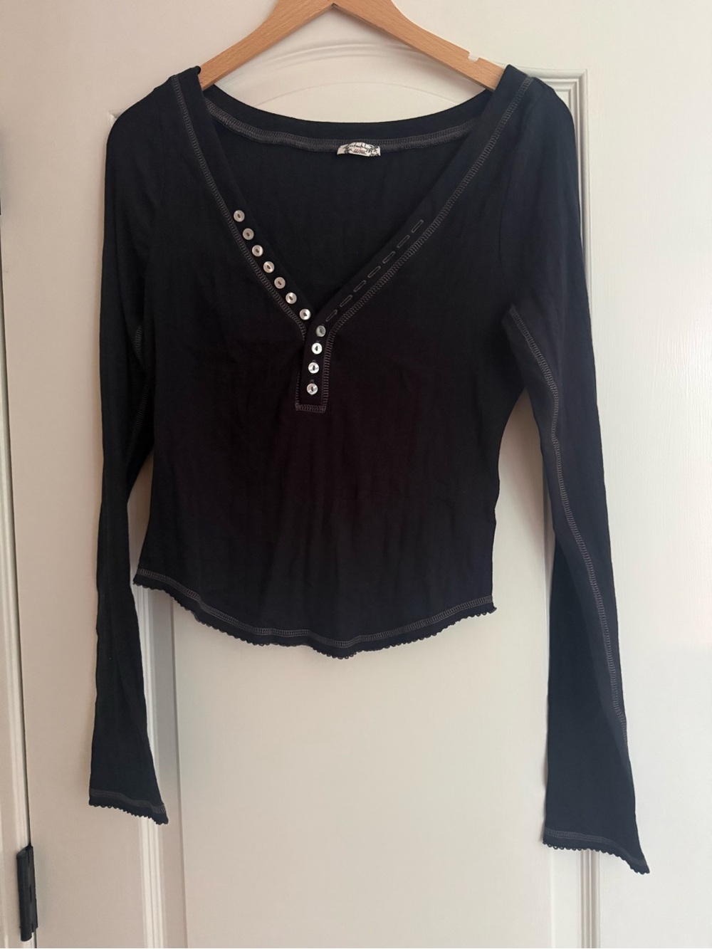 Free people. Coffee chat long sleeve